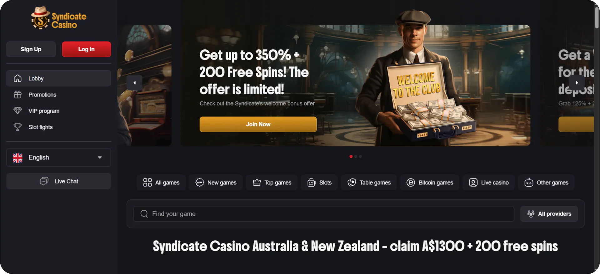Syndicate Casino Australia